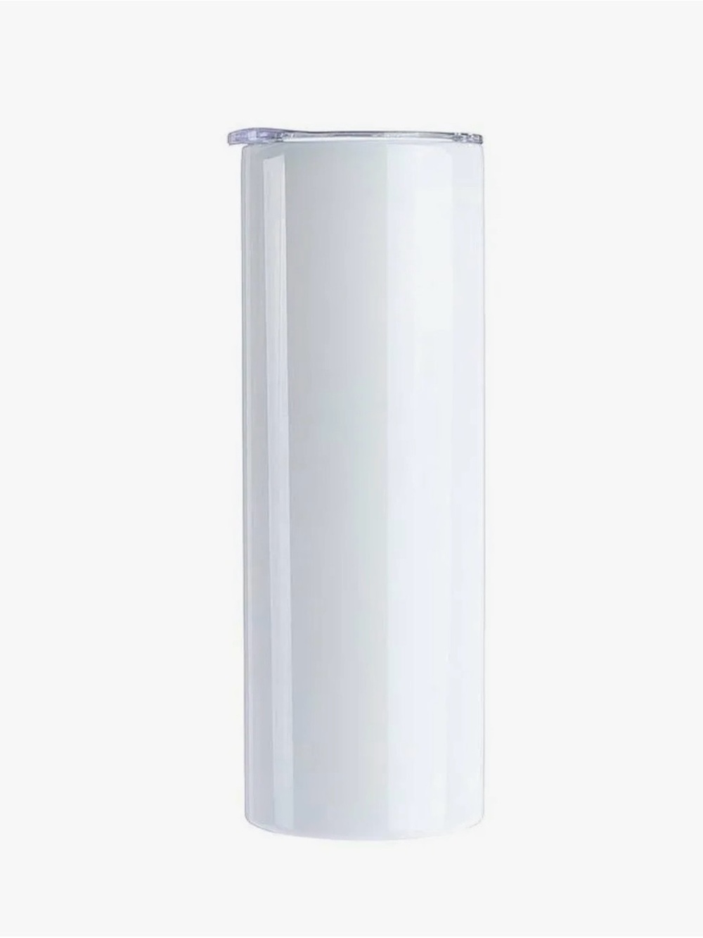 20 oz White Stainless Steel Sublimation Tumbler (Straight Skinny Tumbler)